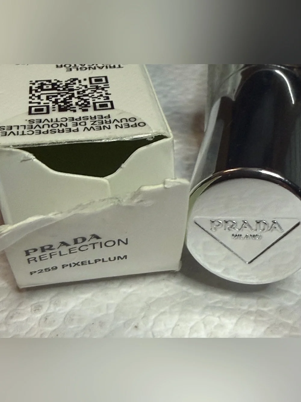 Prada Reflection Lip Gloss in Deep Plum